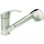 Bateria zlewozmywakowa z wyciąganą wylewką inox Deante Chili BDS 571M zdj.3